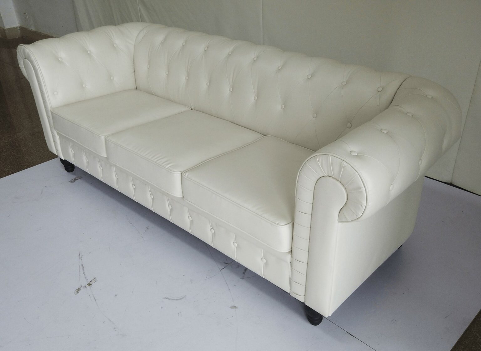3 Seater PU Leather Couch 13