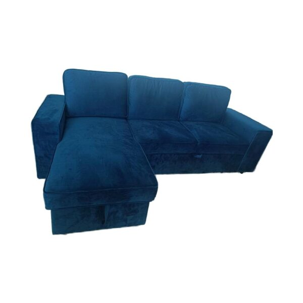 Low Price Compressed Sofa Velvet with Storage Box
