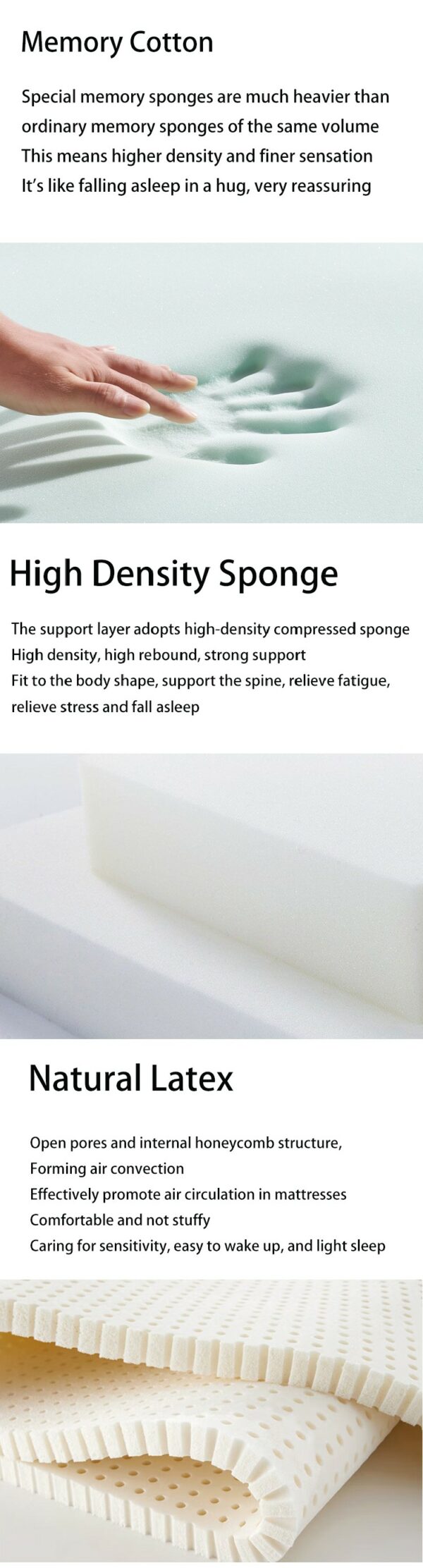 Luxury Foam Compressed Rolled Mattress Pocket Spring Mattress for Home Hotel - Image 10