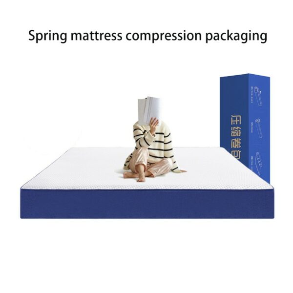 Luxury Foam Compressed Rolled Mattress Pocket Spring Mattress for Home Hotel - Image 2