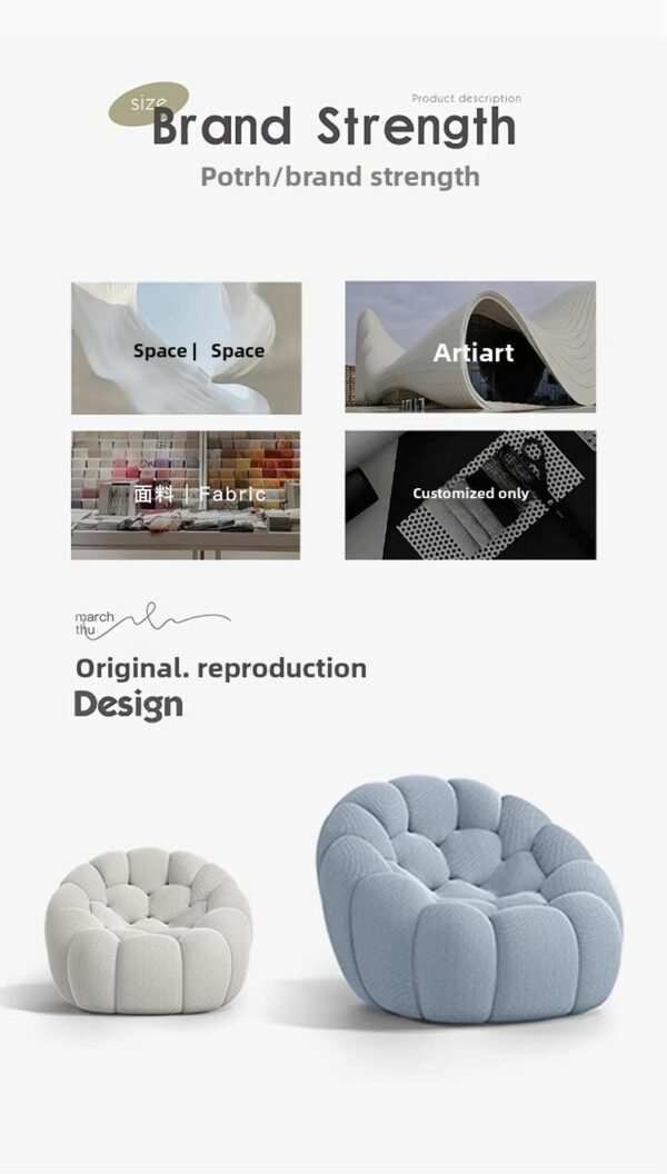 High Quality Modern Sofas Rochebobois Compressible Bubble Sofa for Furniture Living Room - Image 15