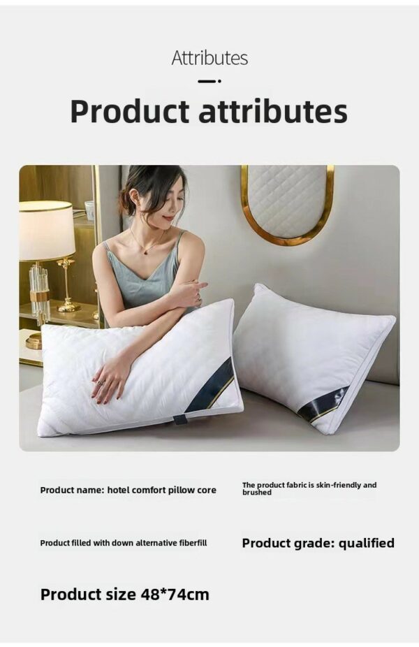 Hotel Quality Feather Velvet Pillow, Brushed High Elastic Down Alternative Pillow for Wholesale - Image 8