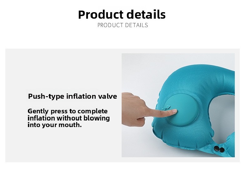 U shape inflatable air pillow 9