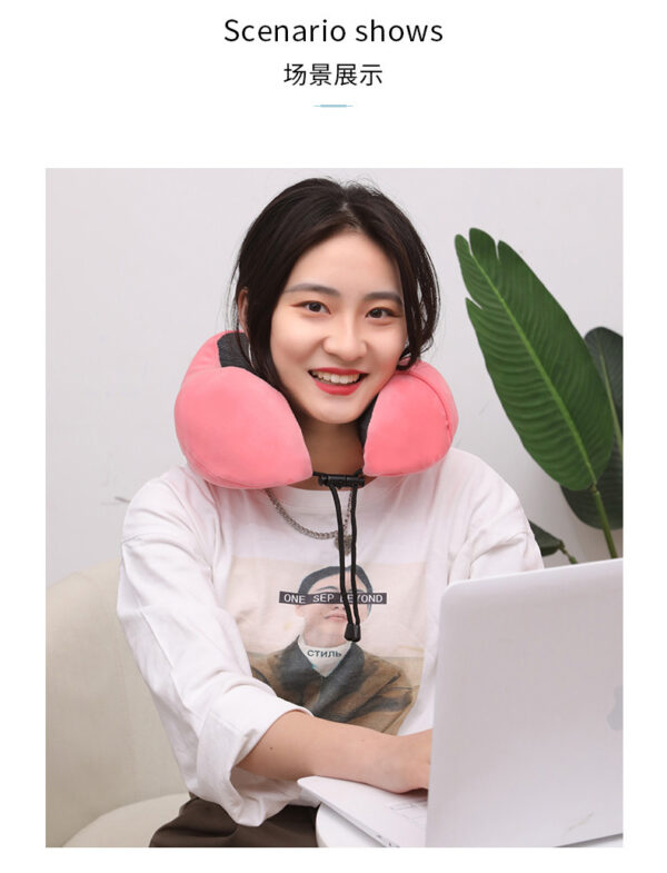 High Quality U-Shape Memory Pillow Eco-Friendly Slow Rebound Skin-friendly Foam Neck Support for Travel Office - Image 27