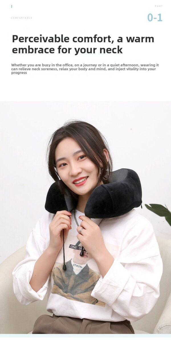 High Quality U-Shape Memory Pillow Eco-Friendly Slow Rebound Skin-friendly Foam Neck Support for Travel Office - Image 23