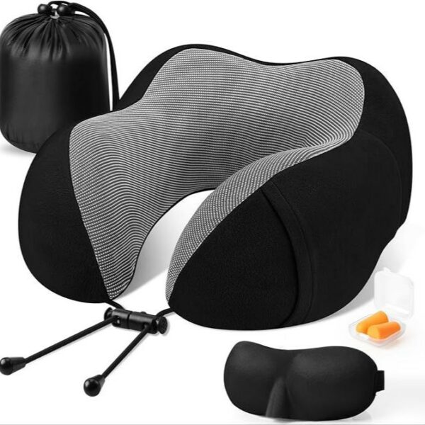 High Quality U-Shape Memory Pillow Eco-Friendly Slow Rebound Skin-friendly Foam Neck Support for Travel Office - Image 9