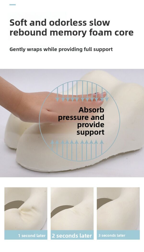 High Quality U-Shape Memory Pillow Eco-Friendly Slow Rebound Skin-friendly Foam Neck Support for Travel Office - Image 15