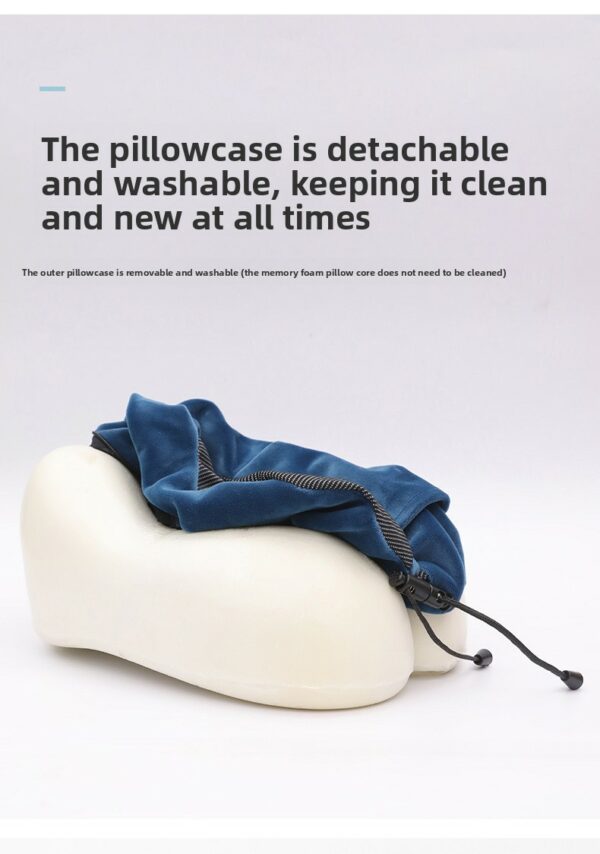 High Quality U-Shape Memory Pillow Eco-Friendly Slow Rebound Skin-friendly Foam Neck Support for Travel Office - Image 14