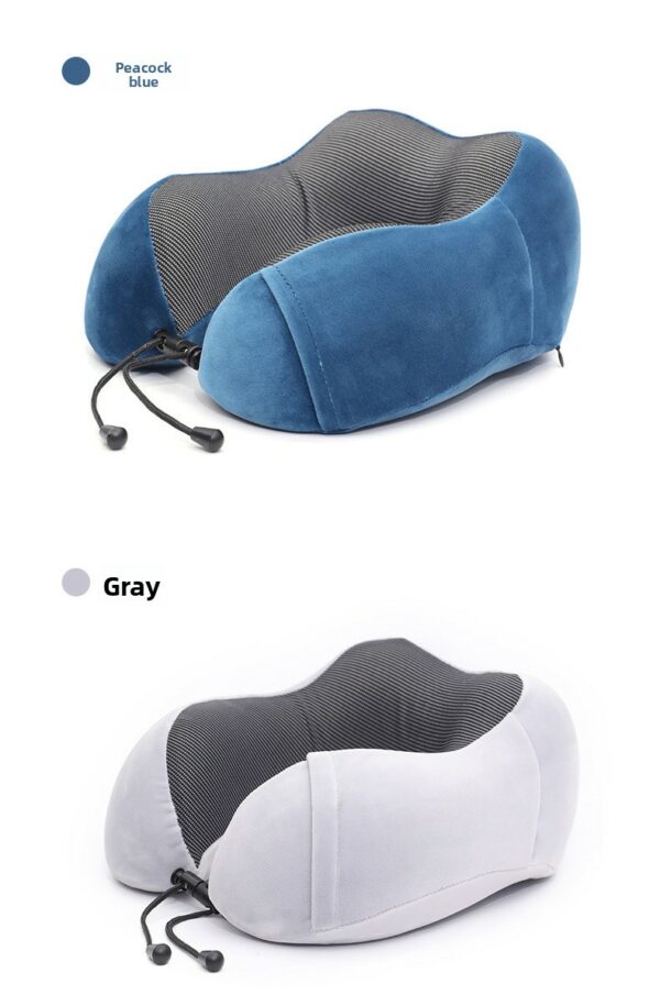 High Quality U-Shape Memory Pillow Eco-Friendly Slow Rebound Skin-friendly Foam Neck Support for Travel Office - Image 3