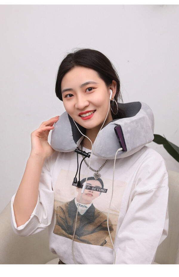 High Quality U-Shape Memory Pillow Eco-Friendly Slow Rebound Skin-friendly Foam Neck Support for Travel Office - Image 2