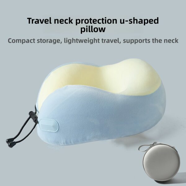 High Quality U-Shape Memory Pillow Eco-Friendly Slow Rebound Skin-friendly Foam Neck Support for Travel Office - Image 18