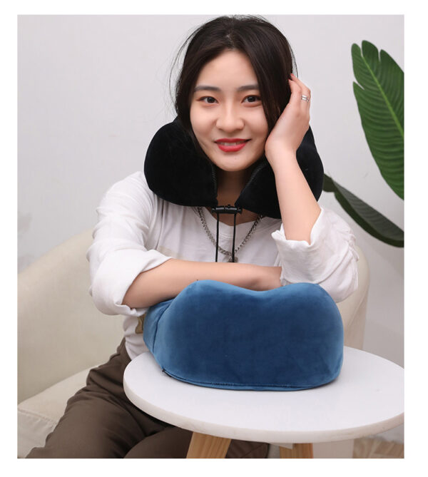 High Quality U-Shape Memory Pillow Eco-Friendly Slow Rebound Skin-friendly Foam Neck Support for Travel Office - Image 25
