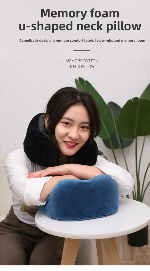 High Quality U-Shape Memory Pillow Eco-Friendly Slow Rebound Skin-friendly Foam Neck Support for Travel Office - Image 24
