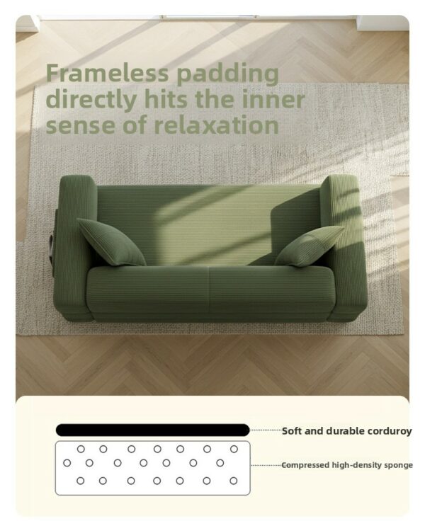 Wholesales Skeleton free Compressed Vacuum Packed High-density Sponge Sofa Bed - Image 6