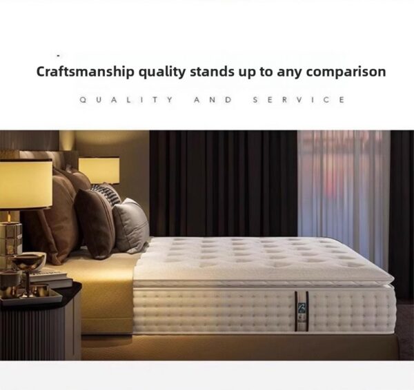 High Quality Luxury Five Star Hotel Style Natural Latex Mattress | Silent Pocket Spring, Anti-Mite & Glue-Free - Image 8