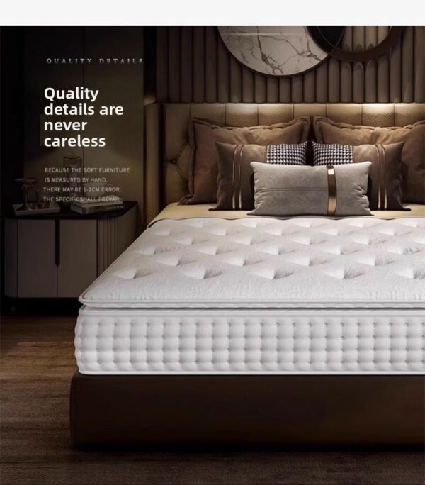 High Quality Luxury Five Star Hotel Style Natural Latex Mattress | Silent Pocket Spring, Anti-Mite & Glue-Free