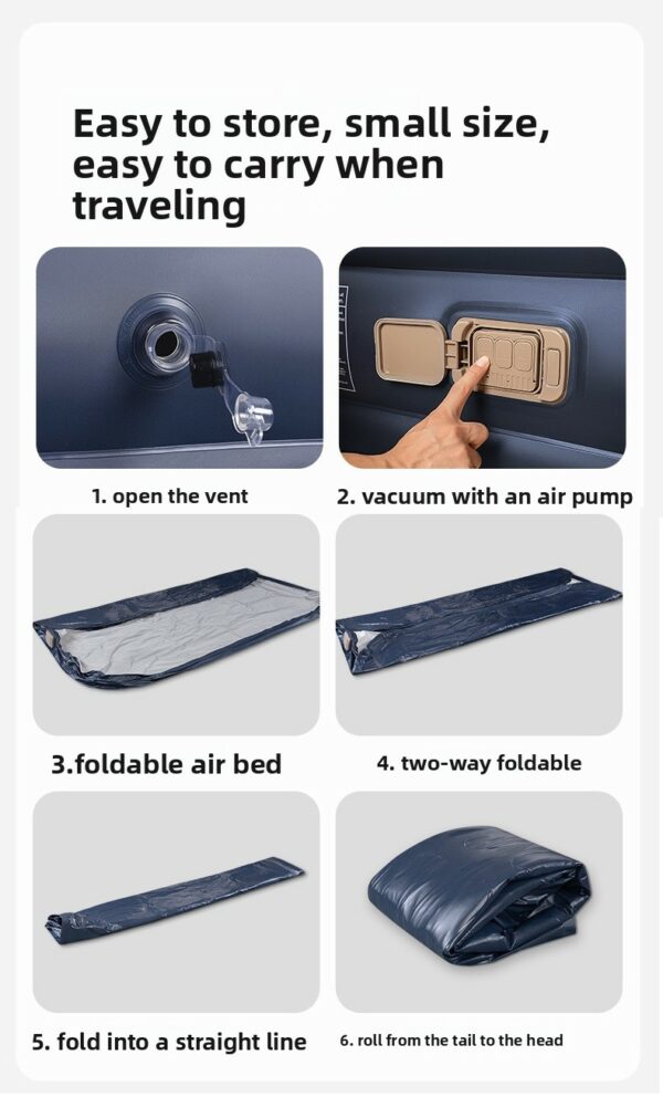 Wholesale Portable One-Click Self Inflatable Air Mattress Built-in Electric Pump Quick Inflating Hospital Bedroom Use Indoor - Image 10