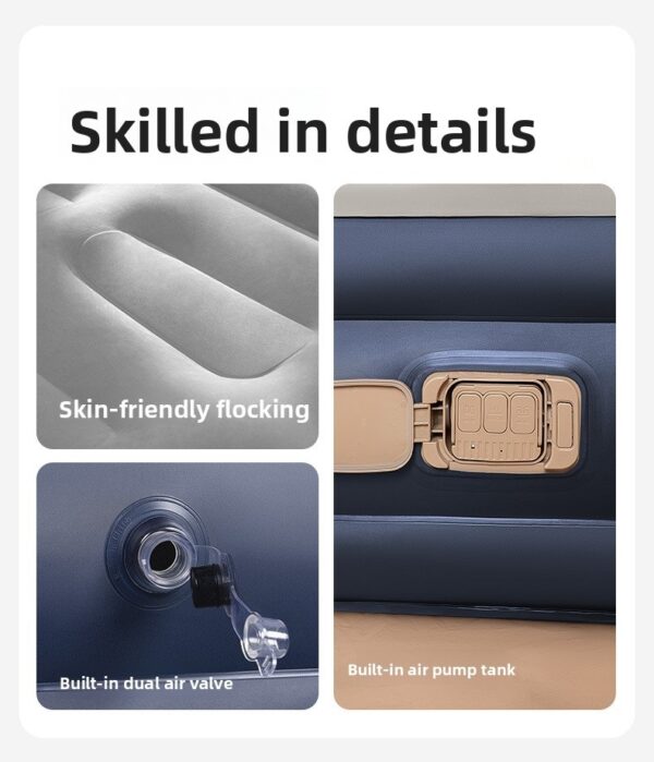 Wholesale Portable One-Click Self Inflatable Air Mattress Built-in Electric Pump Quick Inflating Hospital Bedroom Use Indoor - Image 9