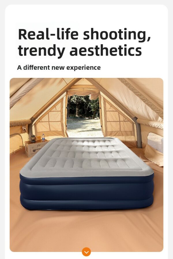 Wholesale Portable One-Click Self Inflatable Air Mattress Built-in Electric Pump Quick Inflating Hospital Bedroom Use Indoor - Image 7