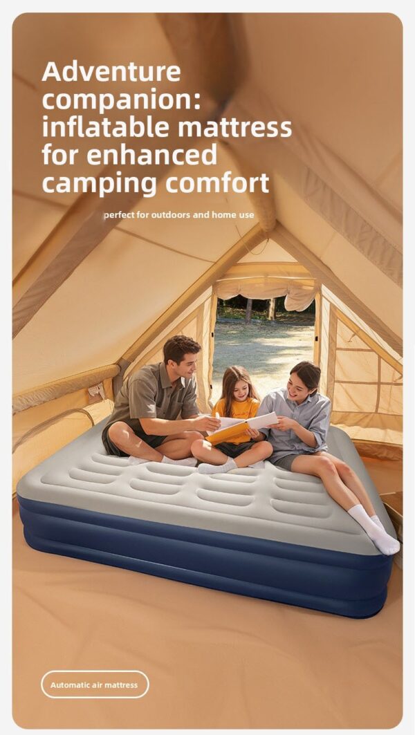 Wholesale Portable One-Click Self Inflatable Air Mattress Built-in Electric Pump Quick Inflating Hospital Bedroom Use Indoor - Image 22