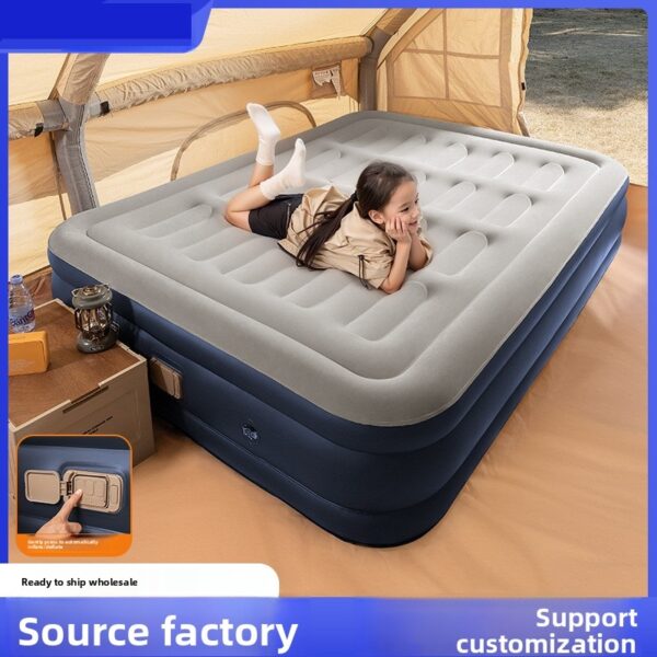 Wholesale Portable One-Click Self Inflatable Air Mattress Built-in Electric Pump Quick Inflating Hospital Bedroom Use Indoor - Image 4