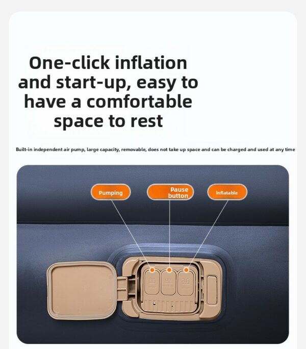 Wholesale Portable One-Click Self Inflatable Air Mattress Built-in Electric Pump Quick Inflating Hospital Bedroom Use Indoor - Image 20