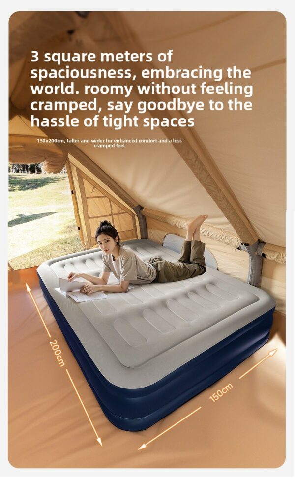 Wholesale Portable One-Click Self Inflatable Air Mattress Built-in Electric Pump Quick Inflating Hospital Bedroom Use Indoor - Image 17