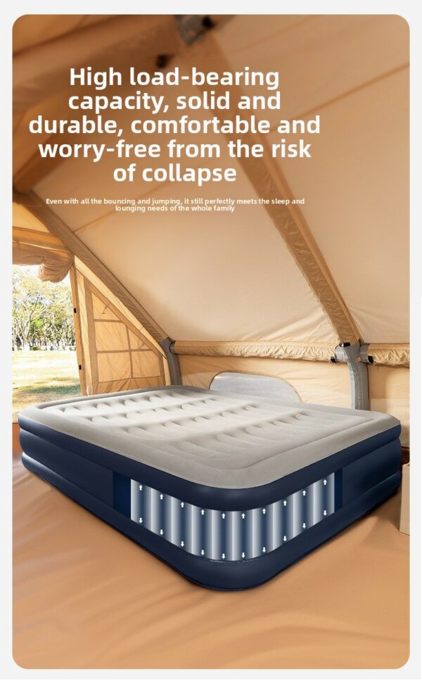 Wholesale Portable One-Click Self Inflatable Air Mattress Built-in Electric Pump Quick Inflating Hospital Bedroom Use Indoor - Image 14