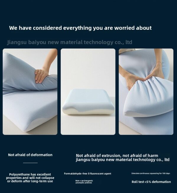 Luxury Wholesale Milestar Modern Hotel Memory Foam Pillow Neck Support - Image 6