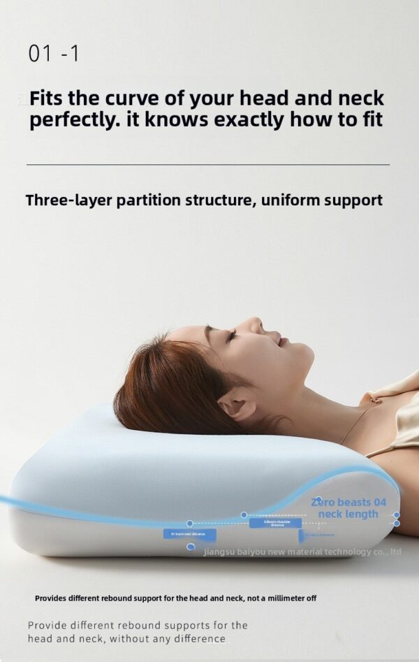 Luxury Wholesale Milestar Modern Hotel Memory Foam Pillow Neck Support - Image 11