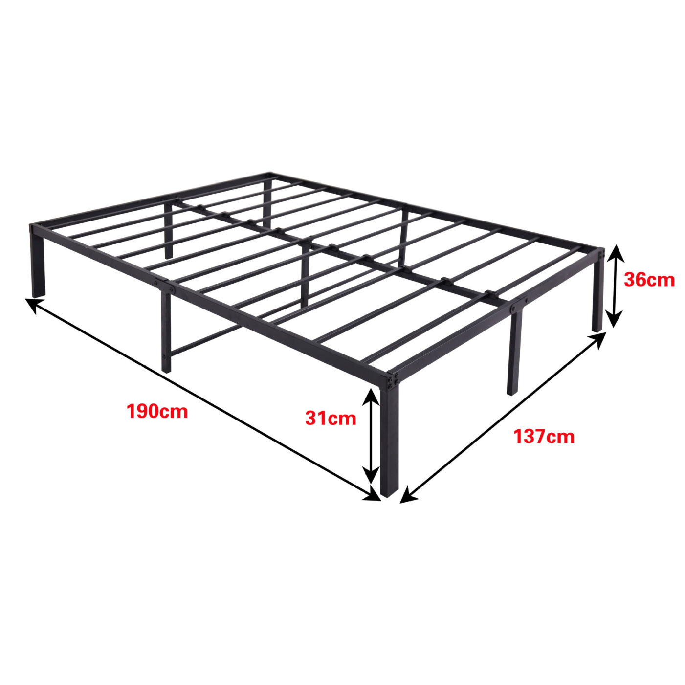 Carbon steel bed frame 3