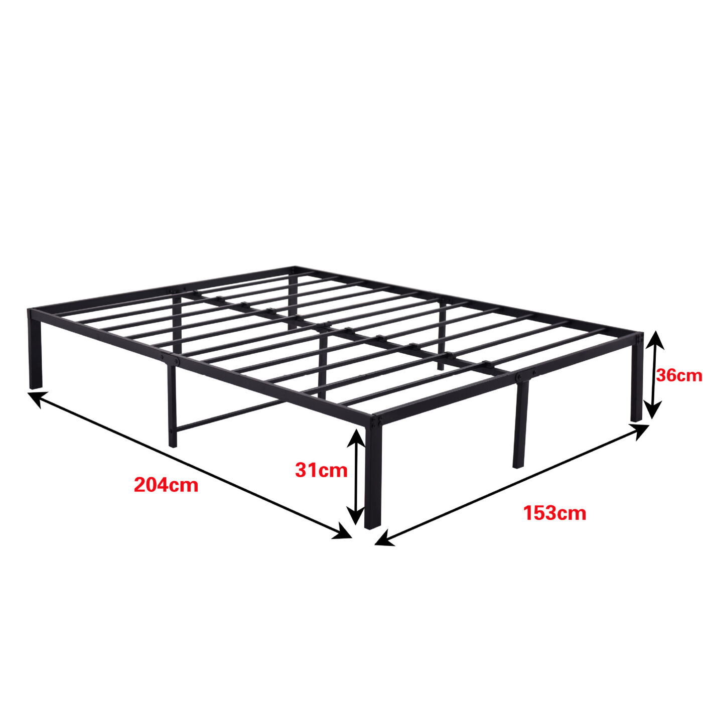 Carbon steel bed frame 4