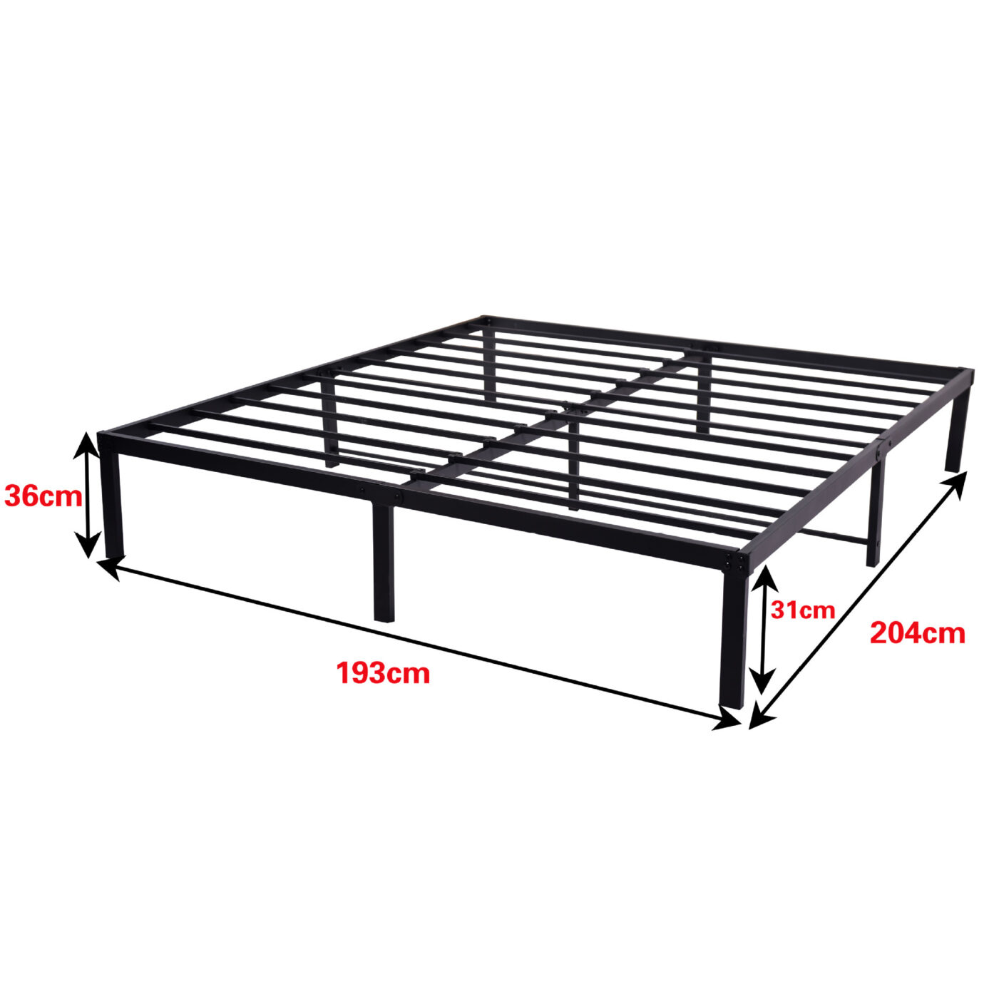 Carbon steel bed frame 6